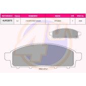 Колодки пер MIT L200/PAJERO SPORT 2.5DI-D 05- (с датчиком) <b>4U 4UP03975</b>