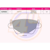 Колодки зад FORD MONDEO 1.8I-2.0TDI 00- <b>4U 4UP04093</b>