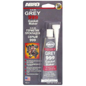 Герметик -прокладка ABRO 9-AB-42-R силиконовый термостойкий серый (42г)