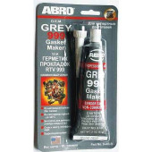 Герметик -прокладка ABRO 9-AB силиконовый термостойкий серый (85г)