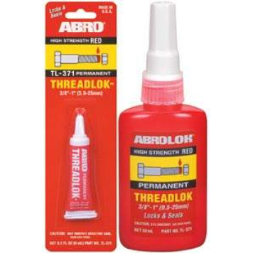Фиксатор резьбы ABRO неудаляемый (6мл) красный