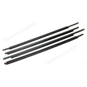 Уплотнитель опускного стекла ВАЗ 2191 Гранта х/б (бархотки) нижние наружные (4шт) <b>AD Plastik 2191-6103200AD</b>