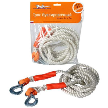Трос буксировочный канат 5 т, 4,5 м <b>AIRLINE ACA-02</b>