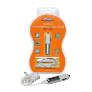 Зарядное устройство автомобильное USB для IPhone 5, 6 <b>AIRLINE ACH-UI-06</b>