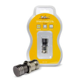 Прикуриватель иномарки алюминий Д21х23мм подвижная часть AIRLINE ACL-12-03