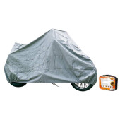 Чехол-тент на мотоцикл защитный, размер L (250х100х120см), цвет серый, универсальный <b>AIRLINE AC-MC-06</b>