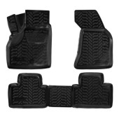 Ковры салона ВАЗ 2170 Приора (2007-) компл.4 шт высокий борт полимерные черные AIRLINE ACM-PS-06