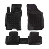 Ковры в салон Chevrolet Lanos (1997-2009)/ЗАЗ Chance, компл. 4 шт., высокий борт, полимерные, черные <b>AIRLINE ACM-PS-22</b>