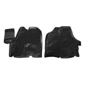 Ковры в салон передние Fiat Ducato II (244) (02-, 07-11 Елабуга) компл. 2 шт., высокий борт, полимерные, черные <b>AIRLINE ACM-PS-24</b>