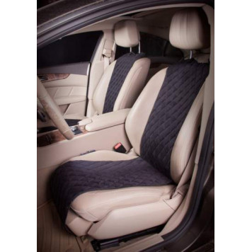 Накидки " Алькантара" , передние (2 шт.), черные <b>AIRLINE ACS-F-01</b>