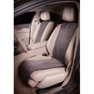 Накидки " Алькантара" , передние (2 шт.), серые <b>AIRLINE ACS-F-02</b>