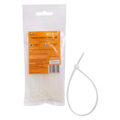 Стяжки (хомуты) кабельные 2,5*100 мм, пластиковые, белые, 100 шт. <b>AIRLINE ACT-N-02</b>