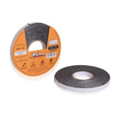 Лента двусторонняя клейкая, 8 мм*5 м, вспененная основа, черная <b>AIRLINE ADS-F-01</b>