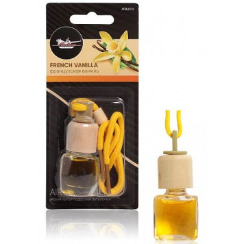 Ароматизатор AIRLINE AFBU076 Французская ваниль, подвесной в бутылочке (6мл)