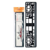 Рамка под номерной знак "Карбон" <b>AIRLINE AFC-03</b>