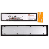 Рамка номерного знака Антивандальная металлическая черная