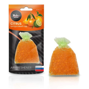 Ароматизатор подвесной Мешочек с гранулами AIRLINE AFME032 цитрусовый сад