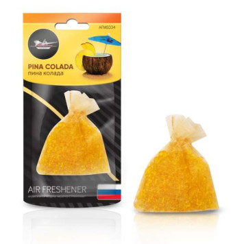 Ароматизатор подвесной Мешочек с гранулами AIRLINE AFME034 пина колада