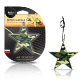 Ароматизатор подвесной пластик "Звезда" французская ваниль <b>AIRLINE AFZV006</b>