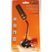 Горелка газовая на цанговый баллон, ручной поджиг AIRLINE AGT-01 (20х6,8х4см)