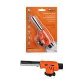 Газовая горелка с пьезоподжигом на цанговый баллон, анти-вспышка, 15,5*5,5*4 см <b>AIRLINE AGT-02</b>