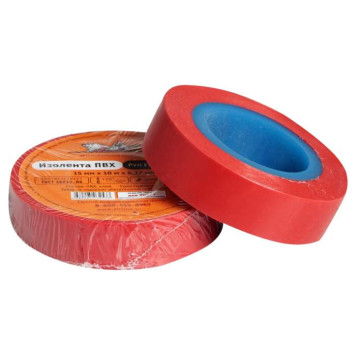 Изолента ПВХ, красная, 15 мм*10 м <b>AIRLINE AIT-P-02</b>