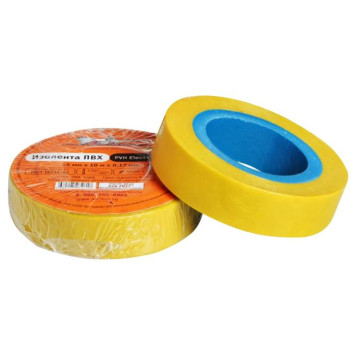 Изолента ПВХ, желтая, 15 мм*10 м <b>AIRLINE AIT-P-06</b>
