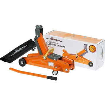 Домкрат подкатной 2т гидравлический AIRLINE AJ-2F-330, высота 135-330мм