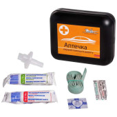 Аптечка первой помощи в дорогу, пластиковый футляр (РУ №РЗН 2016/3923 от 05.04.2016) <b>AIRLINE AM-04</b>