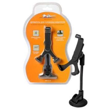 Держатель для телефона/навигатора на лобовое стекло/панель приборов на длинной штанге <b>AIRLINE AMS-U-07</b>