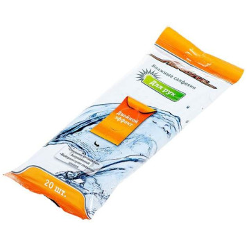 Салфетки влажные для рук (20шт) AIRLINE AN-H-01