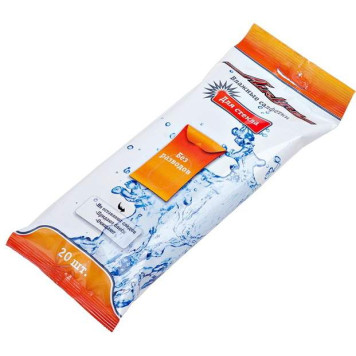 Салфетки влажные для стеклянных поверхностей (20 шт.) <b>AIRLINE AN-M-01</b>