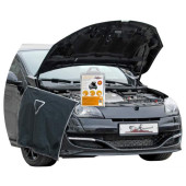 Накидка защитная на бампер и крылья 100*72см, цвет черный <b>AIRLINE AO-PC-17</b>