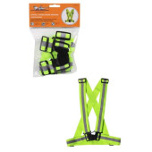 Ремень с наплечными лямками (подтяжками) светоотражающий, регулируемый, зеленый <b>AIRLINE ARW-BS-08</b>