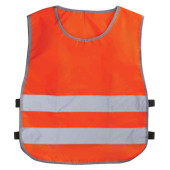 Жилет со светоотражающими полосами, детский, р. 30-34 (58х51 см), оранжевый <b>AIRLINE ARW-CV-03</b>