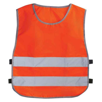 Жилет со светоотражающими полосами, детский, р. 30-34 (58х51 см), оранжевый <b>AIRLINE ARW-CV-03</b>