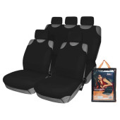 Чехлы-майки " F-1K" компл. передние/задние, цвет черный, полиэстер <b>AIRLINE ASC-F1k</b>