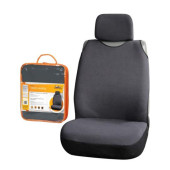 Чехол-майка "Сио" передняя(1шт.), цвет серый, материал велюр <b>AIRLINE ASC-SS-11</b>