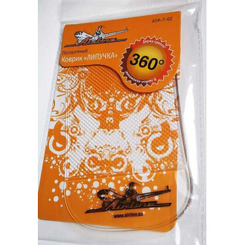 Коврик липучка прозрачный 92*145 мм AIRLINE ASM-T-02-2