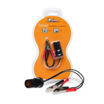 Гнездо прикуривателя с клеммами для подключения к аккумулятору AIRLINE ASP-1-01