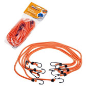 Резинки-стяжки набор 6 шт.: 2 шт.-60см, 2шт.-80см, 2шт-100см, D-8 мм, (металлические крючки) <b>AIRLINE AS-R-04</b>