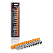 Набор головок торцевых 1/4" DR шестигранных 12пр. (4, 4.5, 5, 5.5, 6, 7, 8, 9, 10, 11, 12, 13мм) <b>AIRLINE AT-12-24</b>