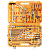 Набор инструментов универсальный 132 предмета + фонарь, пласт.кейс <b>AIRLINE AT-132-09</b>