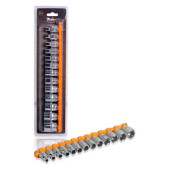 Набор головок торцевых 3/8" DR шестигранных 13пр. (6, 7, 8, 9, 10, 11, 12, 13, 14, 15, 16, 17, 19мм) <b>AIRLINE AT-13-27</b>