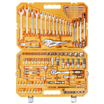 Набор инструментов универсальный 137 предметов + фонарь, пласт.кейс <b>AIRLINE AT-137-10</b>