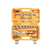 Набор головок и принадлежностей 1/2" 24 предмета, пласт.кейс <b>AIRLINE AT-24-02</b>