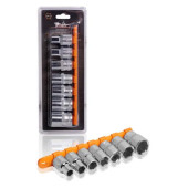 Набор головок торцевых 1/2" DR шестигранных 7пр. (10,12,14,15,17,19,22мм) <b>AIRLINE AT-7-31</b>