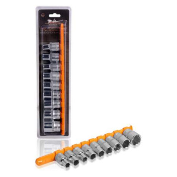 Набор головок торцевых 1/2' DR шестигранных 9пр. (10, 11, 12, 13, 14, 15, 17, 19, 22мм) AIRLINE AT-9-32