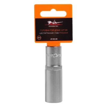 Головка торцевая 1/2' DR шестигранная 17мм глубокая AIRLINE AT-S12-29