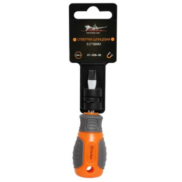 Отвертка шлицевая с эргономичной рукояткой SL6.5*38мм <b>AIRLINE AT-SS6-06</b>